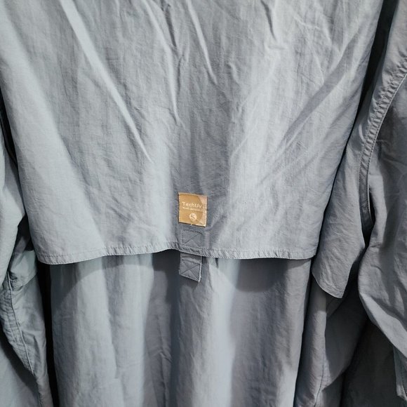 Gander Mountain Blue 2XLT Vented Button Down Fishing LS Shirt UV Sun Protection - Picture 13 of 16